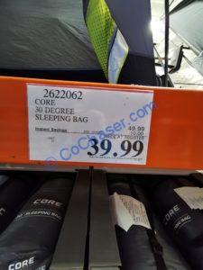 Costco-2622062-Core-30Degree-Hybrid-Sleeping-Bag-tag1