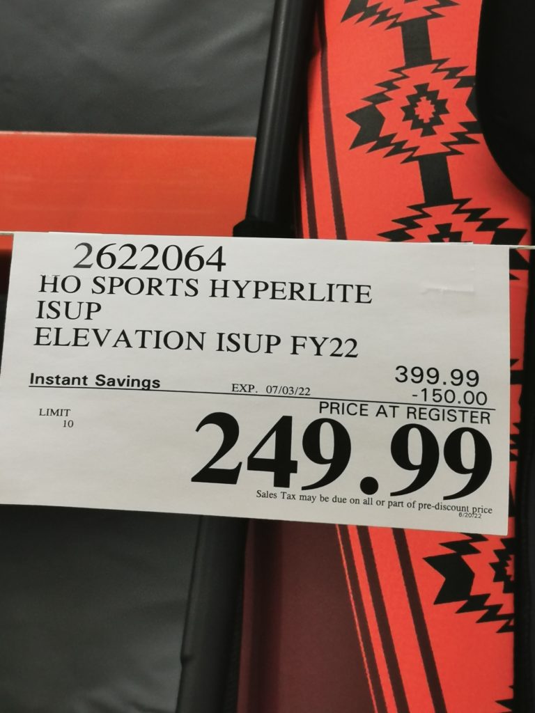 Costco2622064HyperliteElevationInflatableStandUpPaddleBoardtag