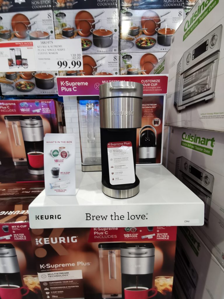 Keurig KSupreme Plus C Single Serve Coffee Maker, Model KSupreme