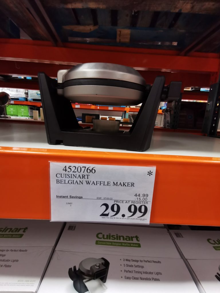 Cuisinart Convertible Belgian Waffle Maker, Model VWM800PC CostcoChaser