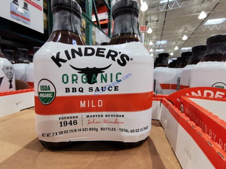 Kinder’s Organic BBQ Sauce 2/30 Ounce Bottles