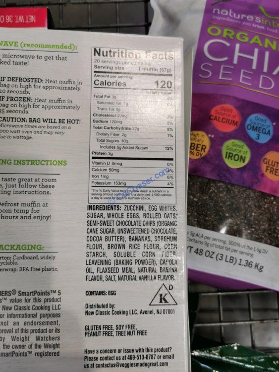 Costco1120403GardenLitesBananaChocMuffinchart CostcoChaser