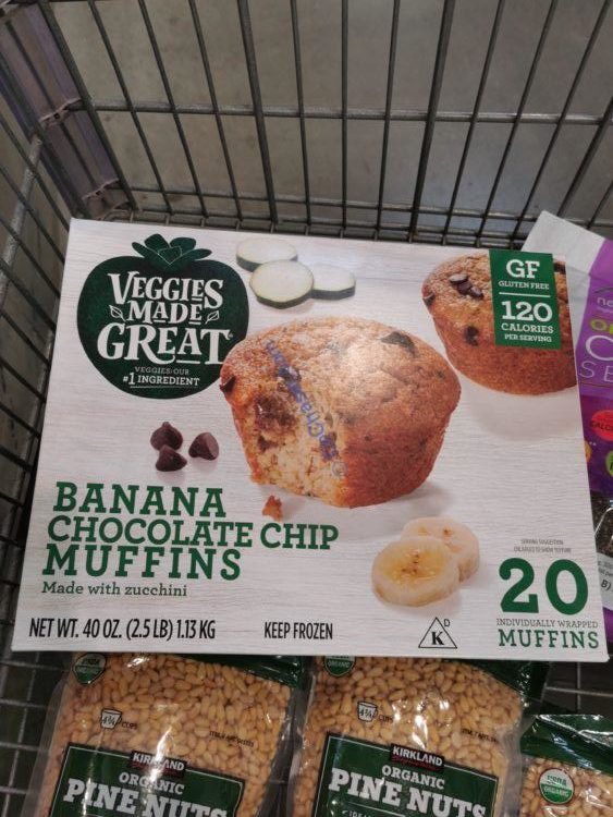 Garden Lites Banana Choc Muffin 20 Count Box
