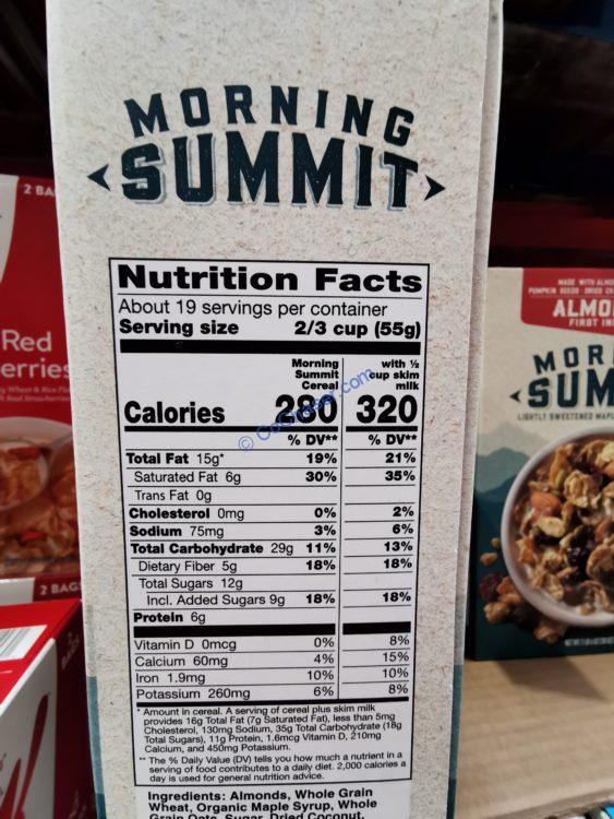 Costco1282504GeneralMillsMorningSummitCerealchart CostcoChaser