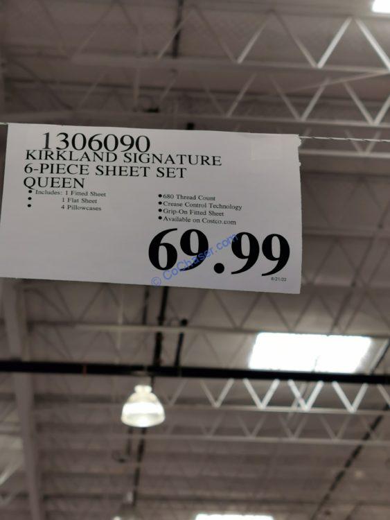 Kirkland Signature 6Piece Sheet Set, King or Queen CostcoChaser