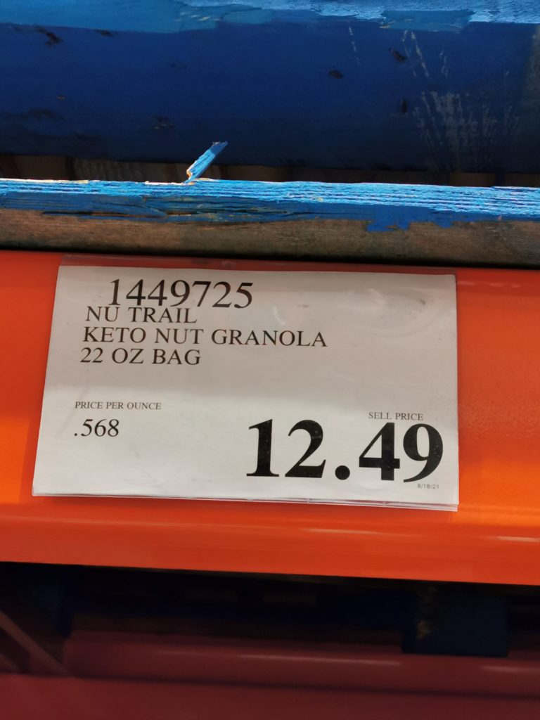 Costco1449725NUTrailKeToNutGranolatag CostcoChaser