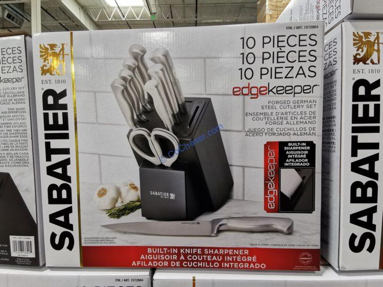 Sabatier 10-Piece Edgekeeper Stainless German Steel Cutlery Set – ShopEZ USA