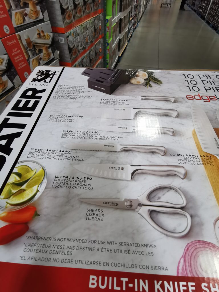 Costco1572864SabatierEdgekeeperStainlessGermanSteelCutlerySet4