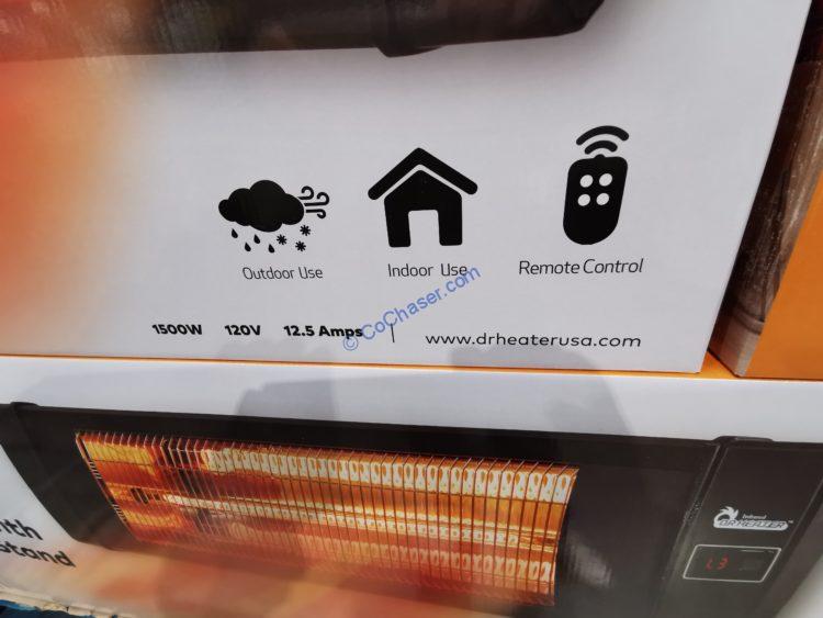 DR Heater Carbon Infrared 1500W Patio Heater, Model DR368 CostcoChaser