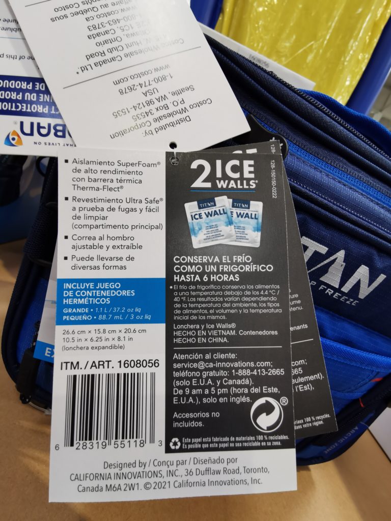 Costco1608056TitanExpandableLunchCoolerbar CostcoChaser