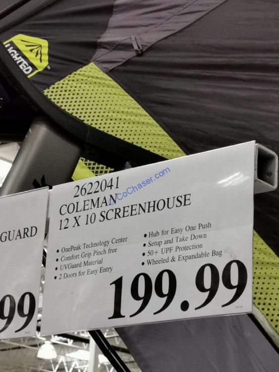 Coleman 12 X 10 Backhome Screenhouse CostcoChaser