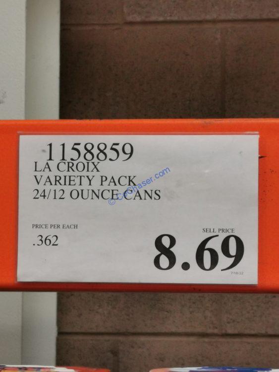 LaCroix Variety Pack 24/12 Ounce Cans CostcoChaser