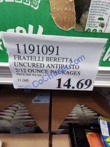 Costco-1191091-Fratelli-Beretta-Uncured-Antipasto-Selection-tag