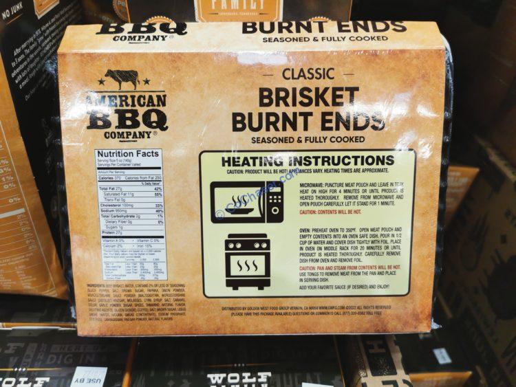 American BBQ Company Brisket Burnt Ends Price per Pound CostcoChaser
