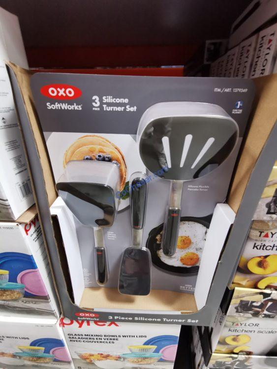 Costco-1379349-OXO-SoftWorks-3-Piece-Silicone-Turner-Set