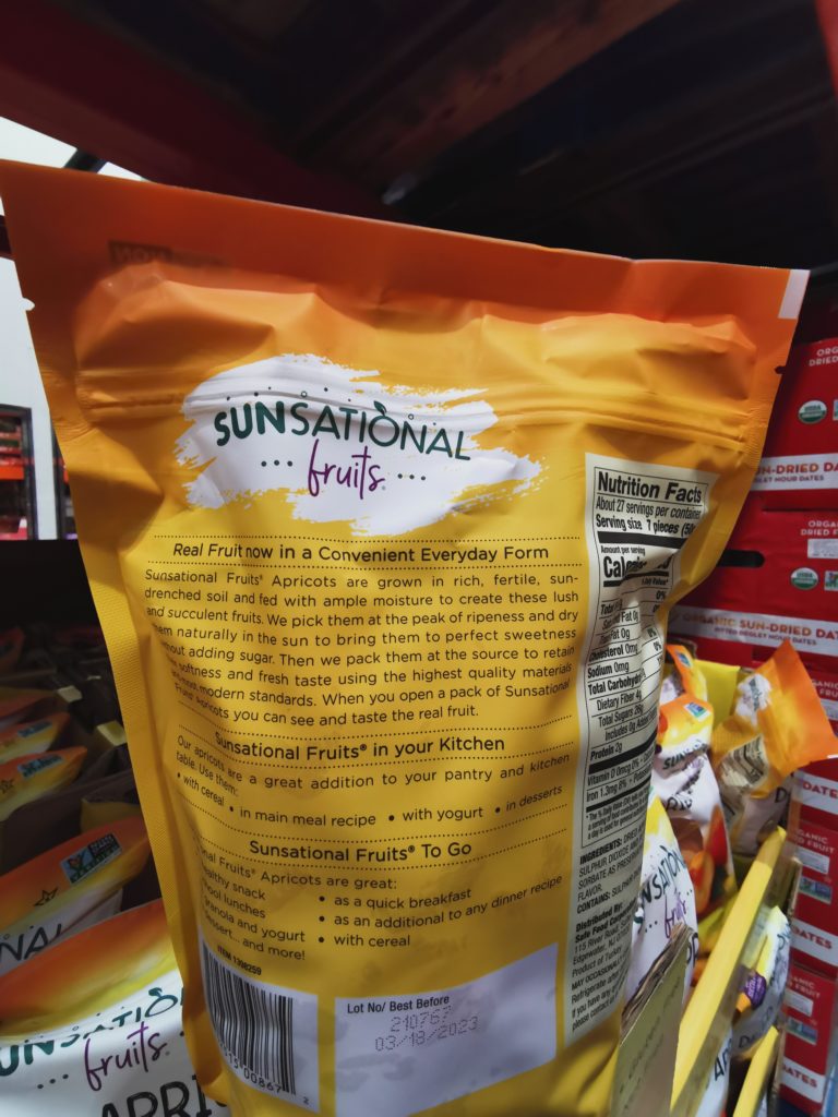 Costco1398259SunsationalFruitsDriedApricots4 CostcoChaser