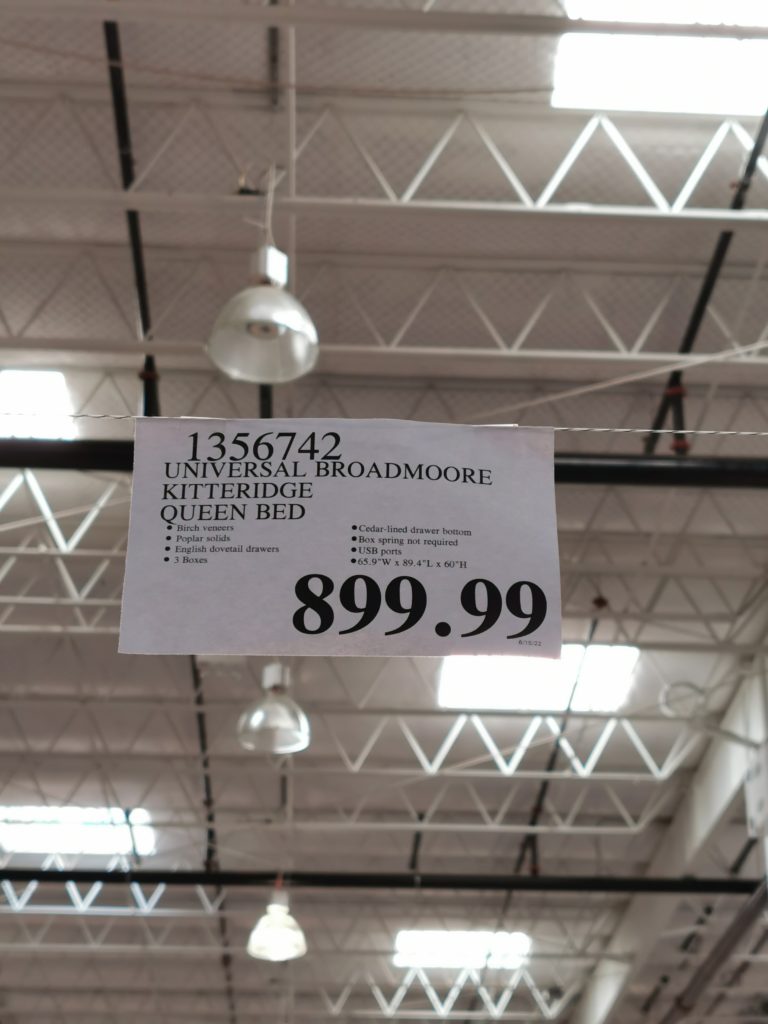 Costco14345501356742UniversalBroadmooreKitteridgeBedtag