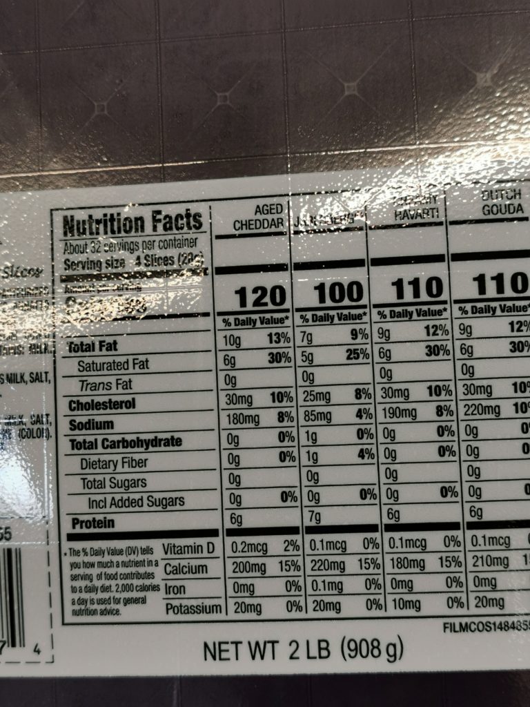 Costco1484855CelloCrackerCutCheesechart1 CostcoChaser