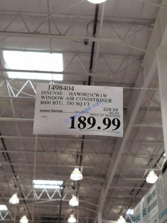 Costco-1498404-Hisense-Window-Air-Conditioner-tag1