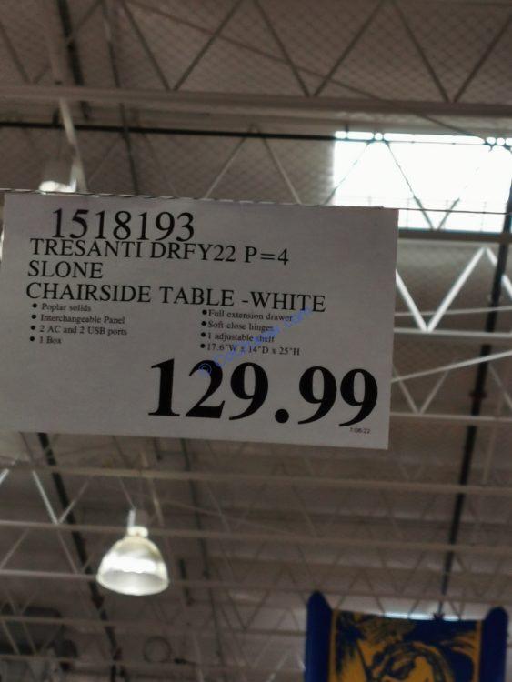 Costco1518193TresantiTwinStarChairsideTabletag CostcoChaser