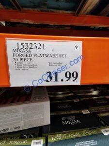 Costco-1532321-Mikasa-Forged-Stainless-Steel-Flatware-tag
