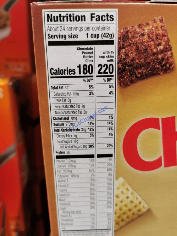 Costco1556980GeneralMillsChocolatePeanutButterChexchart