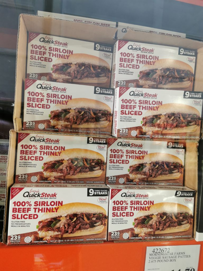 Costco1561693GarysQuickSteakThinlySlicedBeefall CostcoChaser