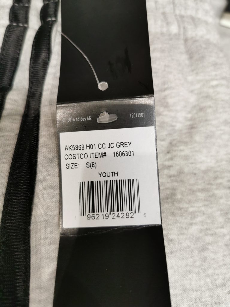 Costco1606301adidasYouthFleeceJoggerbar CostcoChaser