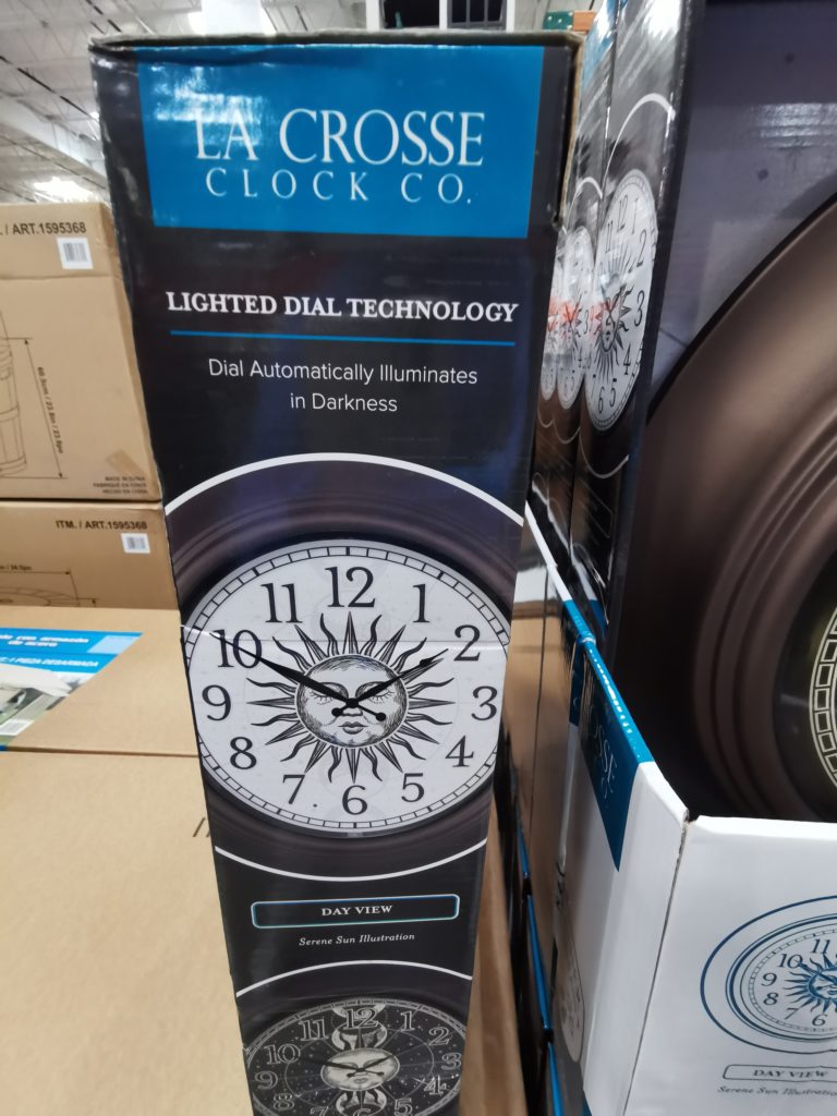 Costco1617752LaCrosse21QuartzLightedDialIndoorOutdoorBronze