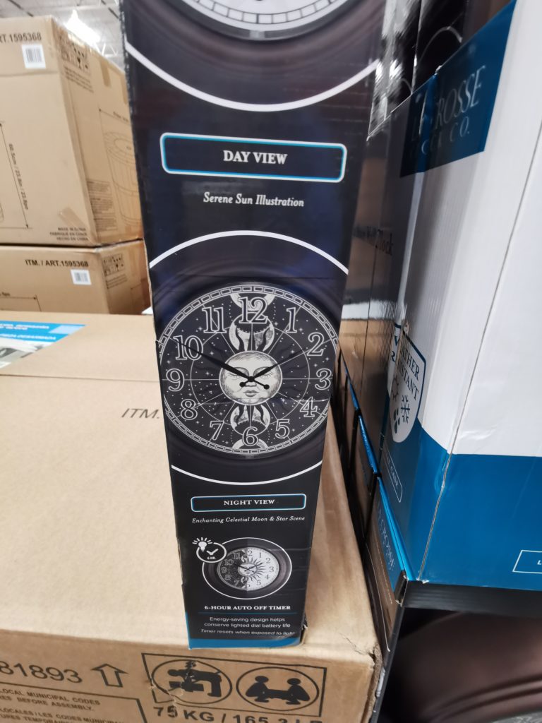 Costco1617752LaCrosse21QuartzLightedDialIndoorOutdoorBronze