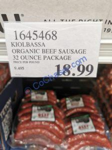 Costco-1645468-Kiolbassa-Organic-Beef-Sausage-tag