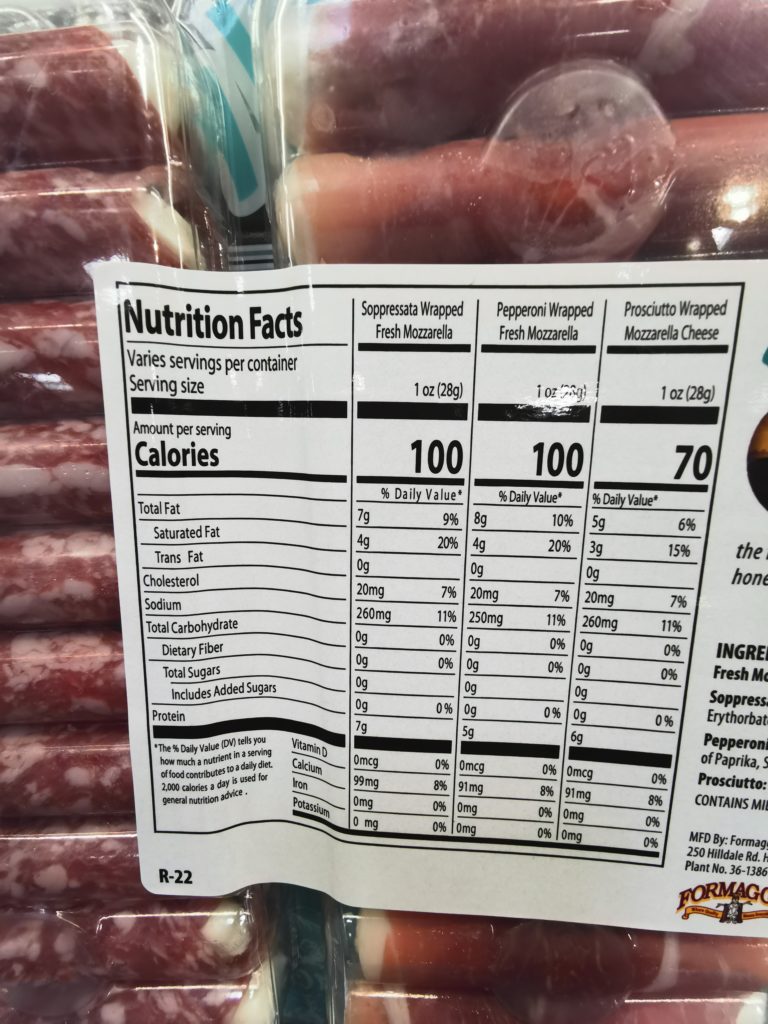 Costco659242FormaggioArtisanWrapschart1 CostcoChaser