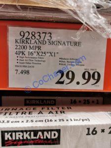 Costco-928373-Kirkland-Signature-Furnace-Filter-tag