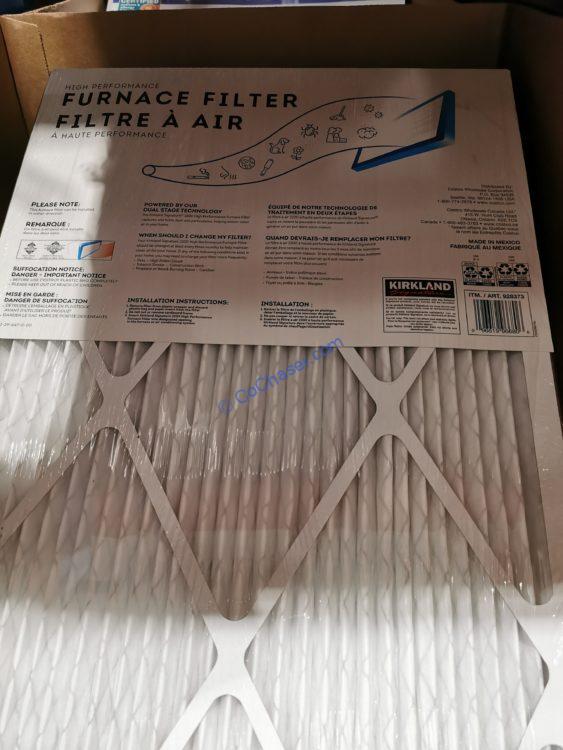 Kirkland Signature Furnace Filter 2200MPR 4PK 16” x 15” x 1” CostcoChaser