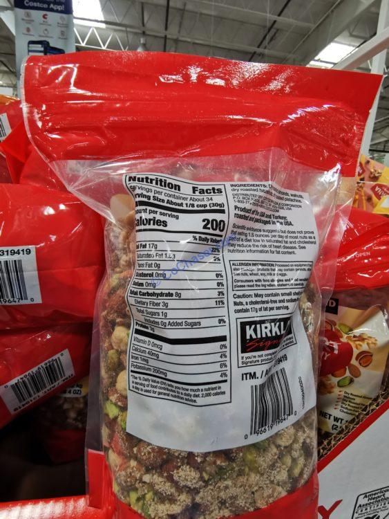 Costco1319419KirklandSignatureHeartHealthyNutMixchart