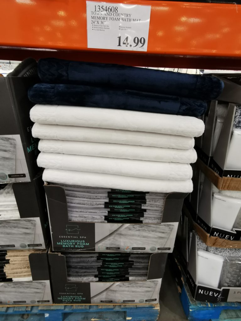 Town & Country Memory Foam Bath Mat 24” x 36” CostcoChaser