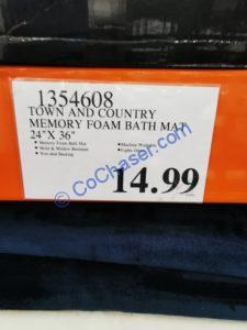 Costco-1354608-Town-Country-Memory-Foam-Bath-Mat-tag2