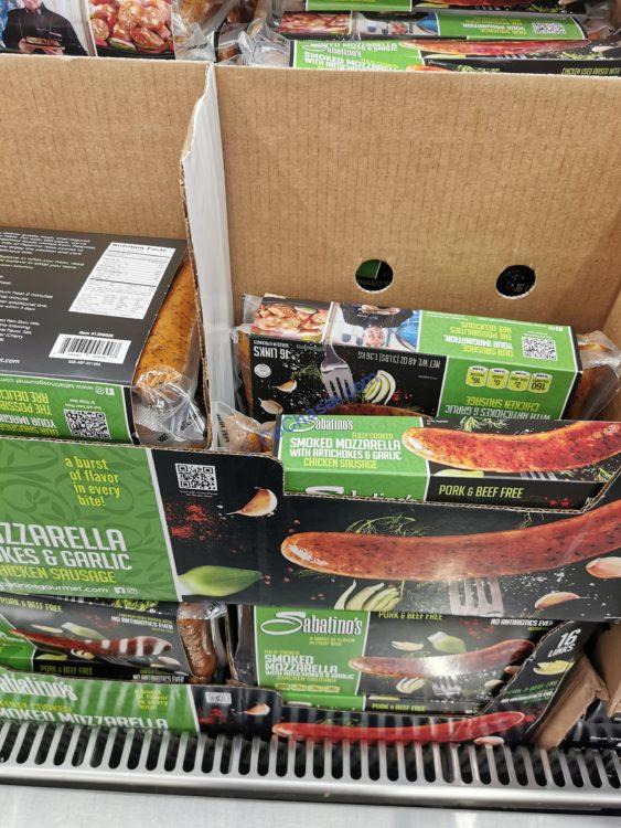 Costco1358925SabatinosChickenGarlicSausageall CostcoChaser