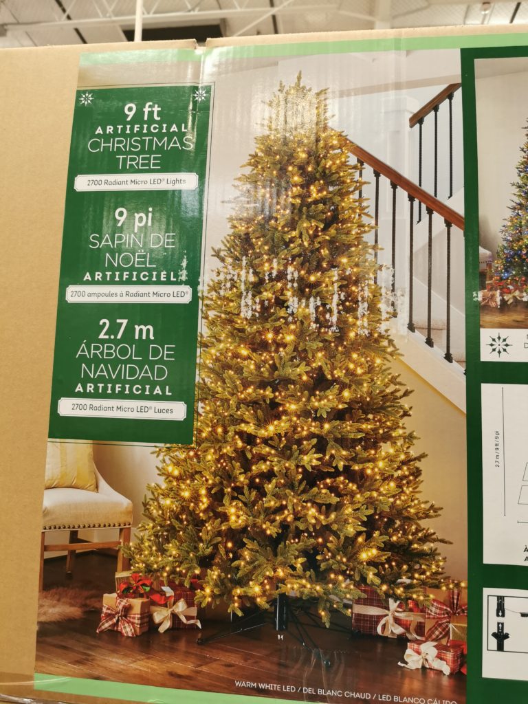9′ PreLit Radiant Micro LED Artificial Christmas Tree CostcoChaser