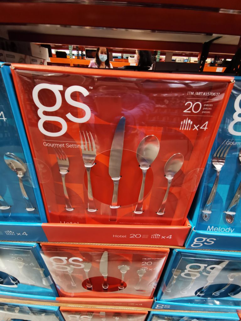 Costco1570637GourmetSettingsStampedFlatware20Piece CostcoChaser