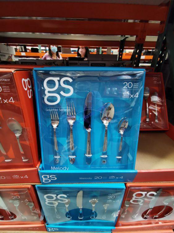 Costco1570637GourmetSettingsStampedFlatware20Piece1 CostcoChaser