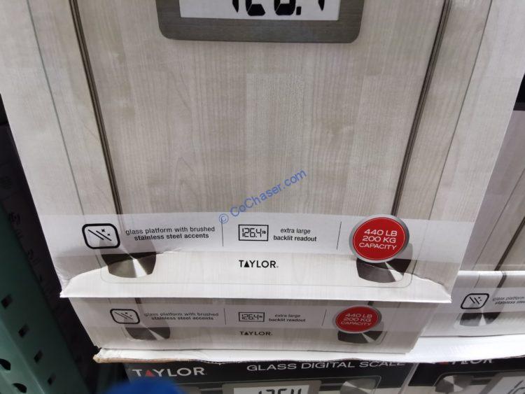 Costco1571128TaylorDigitalGlassBathroomScale3 CostcoChaser
