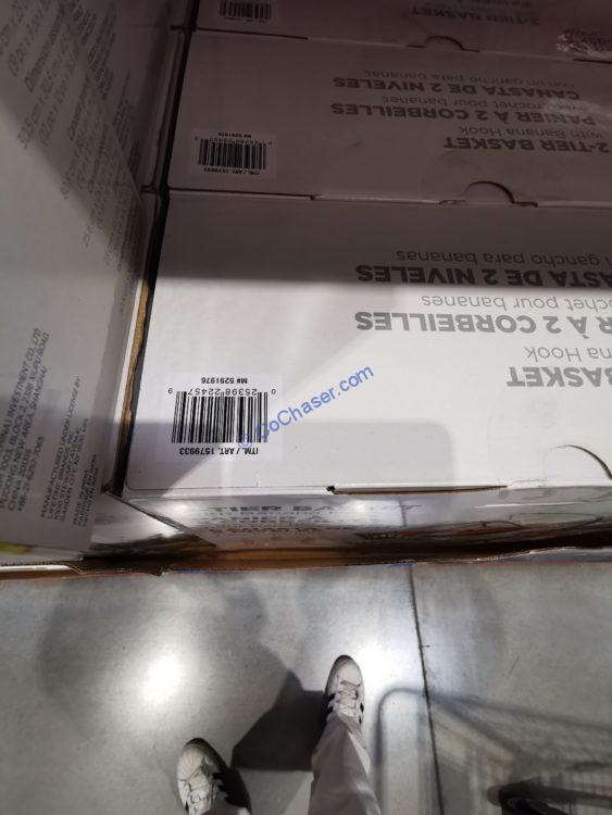 Costco1579933GourmetBasicsbyMikasaTwoTierBasketwithBanana