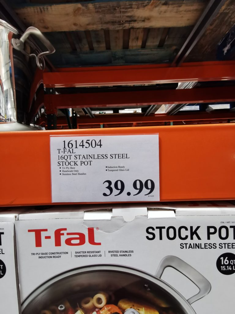 Costco1614504TFAL16QTStainlessSteelStockPottag CostcoChaser