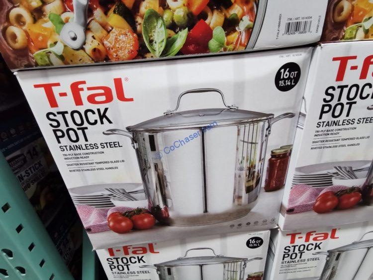 T-FAL 16QT Stainless Steel Stock Pot
