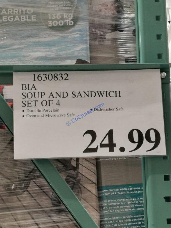 Costco1630832BIASoupBowlandSandwichPlateSettag CostcoChaser