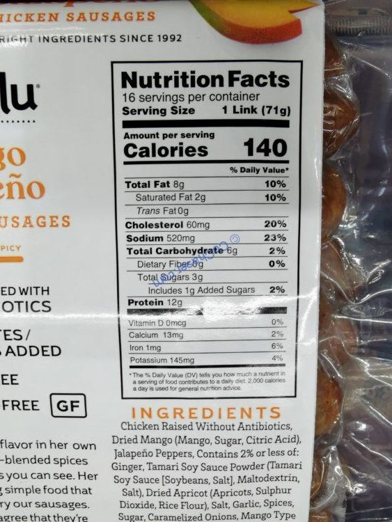 Costco1664020AmyluABFMangoJalapenoChickenSausagechart CostcoChaser