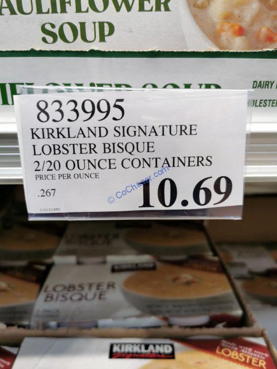 Costco833995KirklandSignatureLobsterBisquetag CostcoChaser