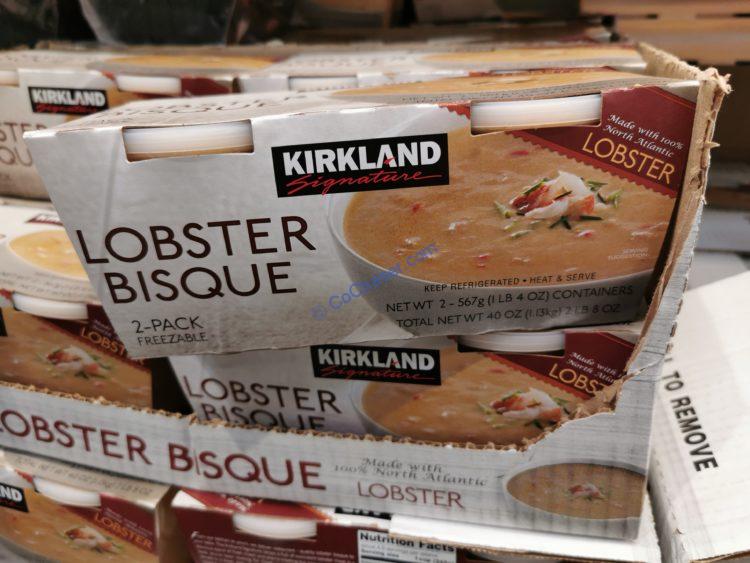 Kirkland Signature Lobster Bisque 2/20 ounce Containers