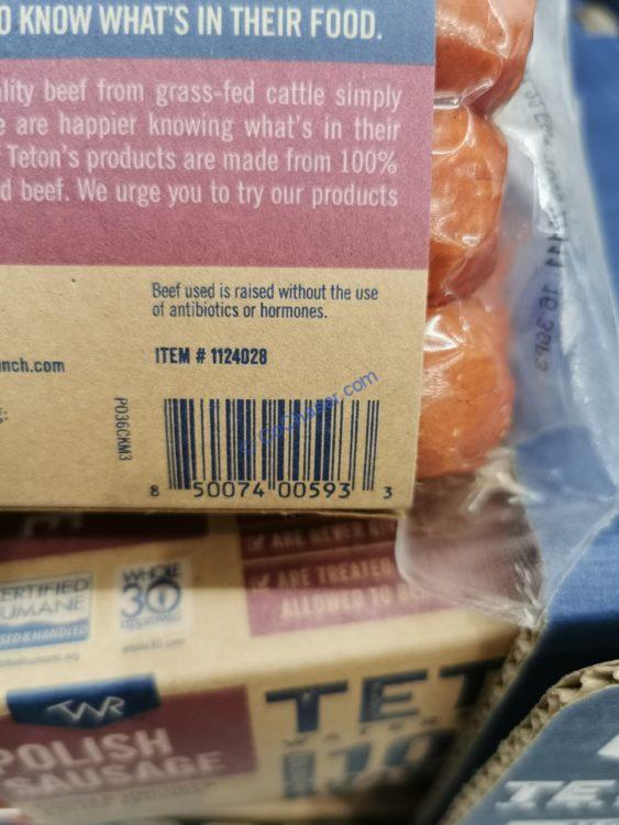 Costco1124028TetonWaterRanchPolishSausagebar CostcoChaser
